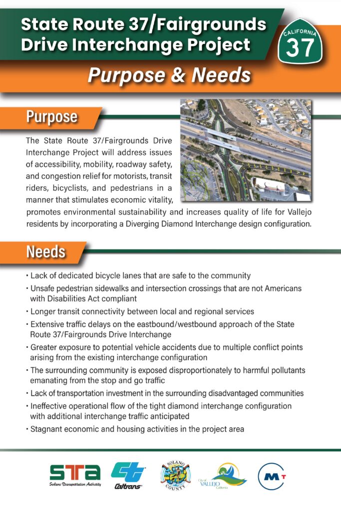 SR 37 Fairgrounds Drive Purpose and Needs